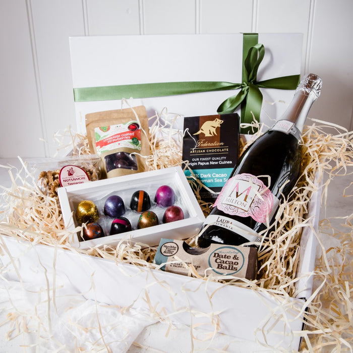 Tasmanian Vegan Chocolates and Milton Sparkling Rosé