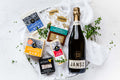 Vegan Cheese and Vegan Sparkling with Chocolate