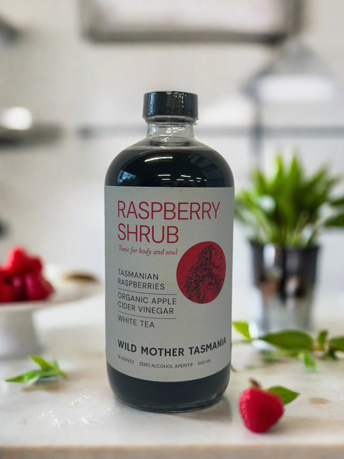 Wild Mother Tasmania - Raspberry Shrub (Tonic for Body & Soul)